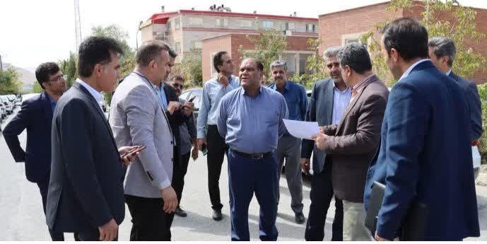 بازدید رئیس دانشگاه علوم پزشکی اراک از پروژه‌های عمرانی دانشگاه